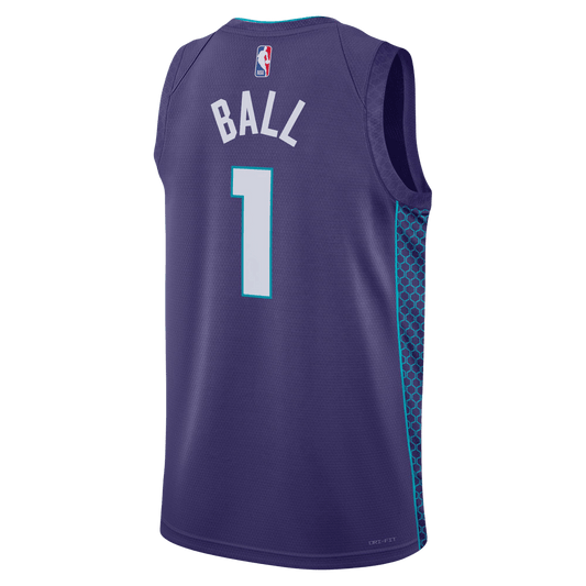 LaMelo Ball 1 Charlotte Hornets Purple Statement Jersey - Elite Zone Sports