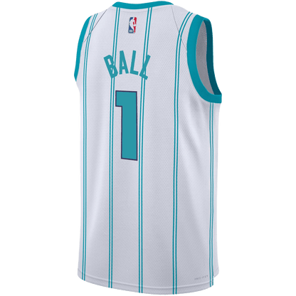 LaMelo Ball 1 Charlotte Hornets White Association Jersey - Elite Zone Sports