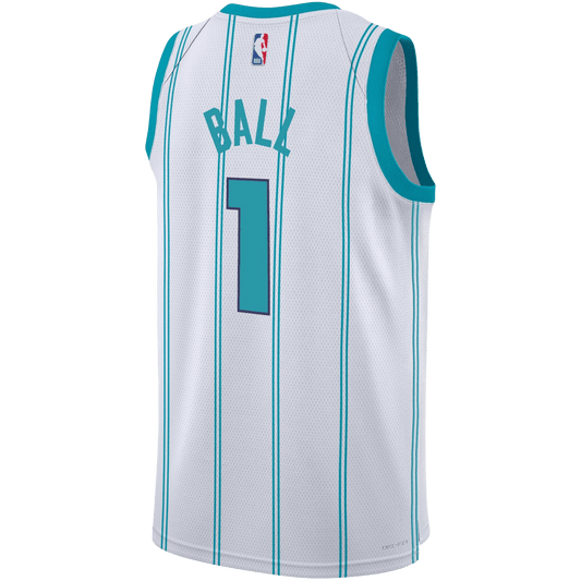 LaMelo Ball 1 Charlotte Hornets White Association Jersey - Elite Zone Sports