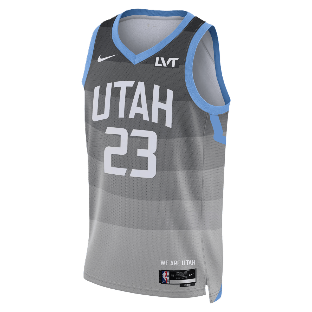 Lauri Markkanen 23 Utah Jazz Gray 2025/26 City Edition Jersey - Elite Zone Sports