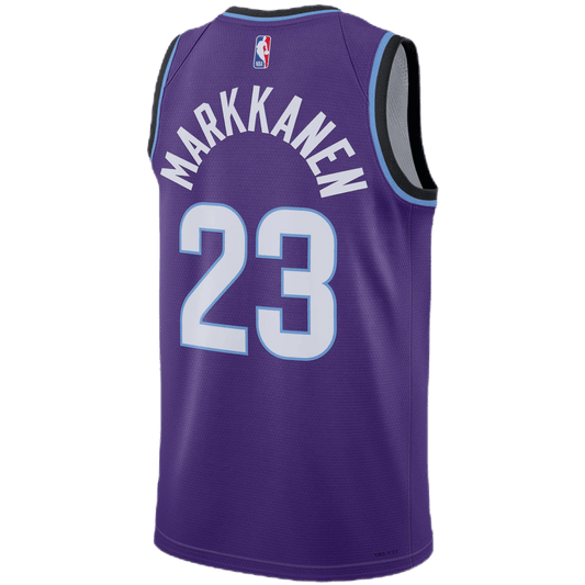 Lauri Markkanen 23 Utah Jazz Purple Icon Jersey - Elite Zone Sports