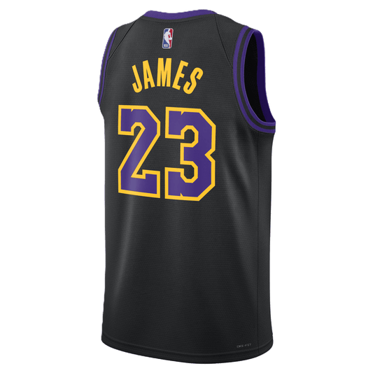 LeBron James 23 Los Angeles Lakers Black 2025/26 City Edition Jersey - Elite Zone Sports