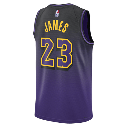 Lebron James 23 Los Angeles Lakers Purple City Edition Jersey - Elite Zone Sports