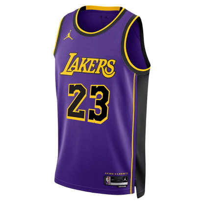 LeBron James 23 Los Angeles Lakers Purple Statement Jersey - Elite Zone Sports