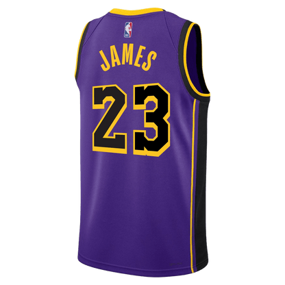 LeBron James 23 Los Angeles Lakers Purple Statement Jersey - Elite Zone Sports