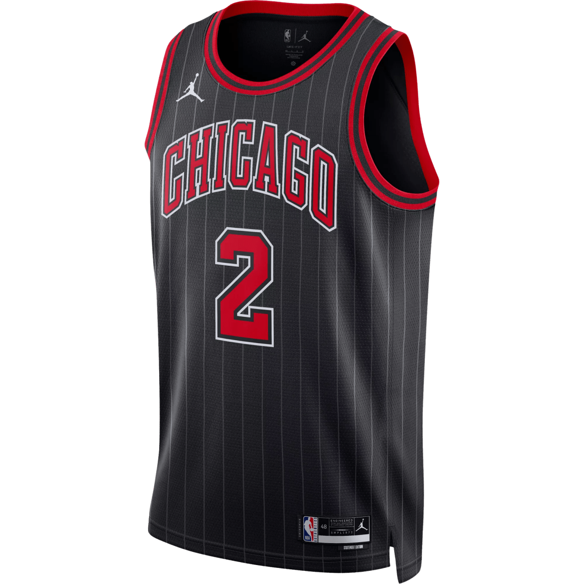 Lonzo Ball 2 Chicago Bulls Black Statement Jersey - Elite Zone Sports