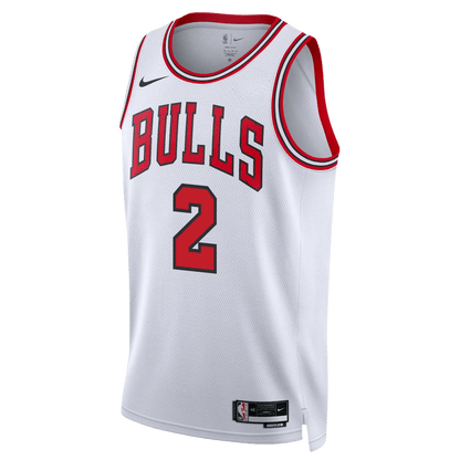 Lonzo Ball 2 Chicago Bulls White Association Jersey - Elite Zone Sports