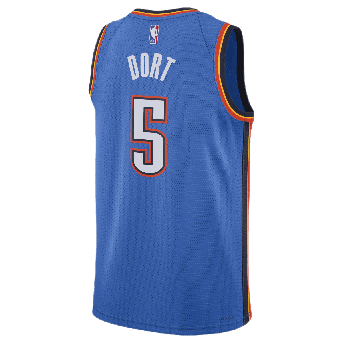 Luguentz Dort 5 Oklahoma City Thunder Blue Icon Jersey - Elite Zone Sports