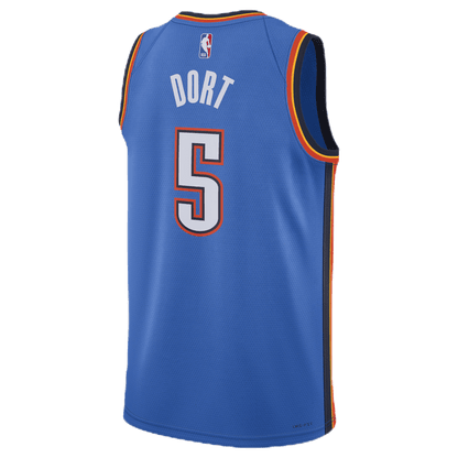 Luguentz Dort 5 Oklahoma City Thunder Blue Icon Jersey - Elite Zone Sports