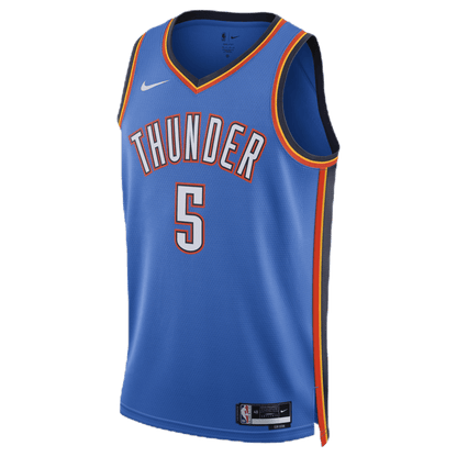 Luguentz Dort 5 Oklahoma City Thunder Blue Icon Jersey - Elite Zone Sports