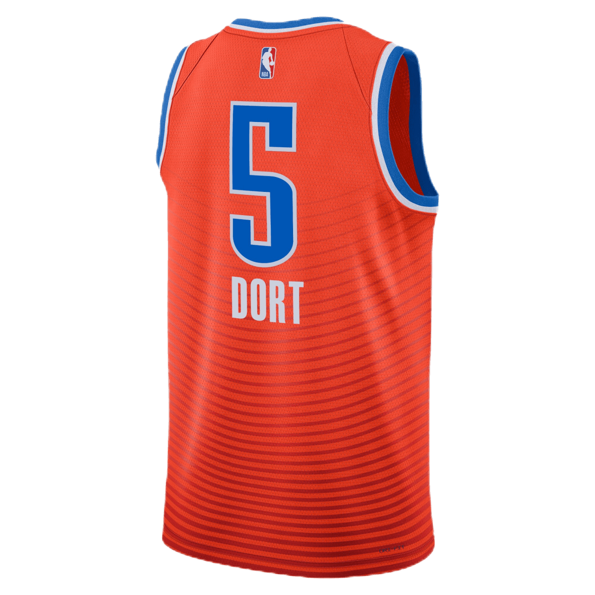 Luguentz Dort 5 Oklahoma City Thunder Orange Statement Jersey - Elite Zone Sports