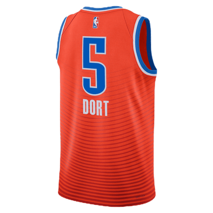 Luguentz Dort 5 Oklahoma City Thunder Orange Statement Jersey - Elite Zone Sports