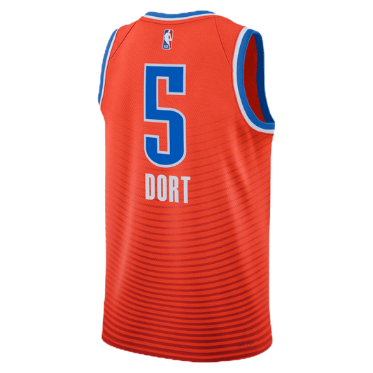 Luguentz Dort 5 Oklahoma City Thunder Orange Statement Jersey - Elite Zone Sports