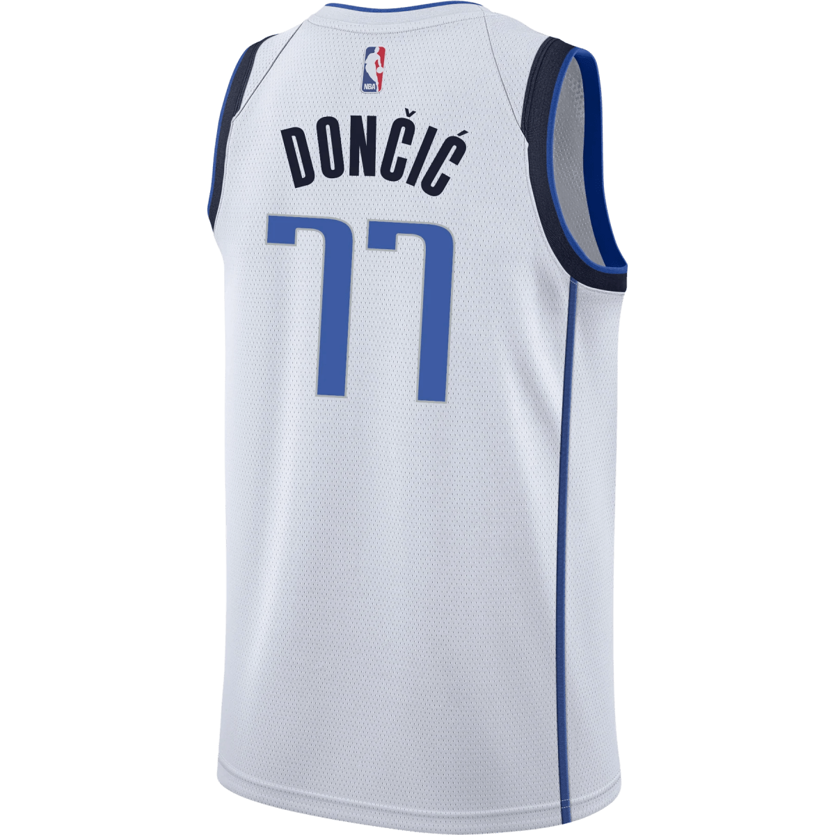 Luka Dončić 77 Dallas Mavericks White Association Jersey - Elite Zone Sports