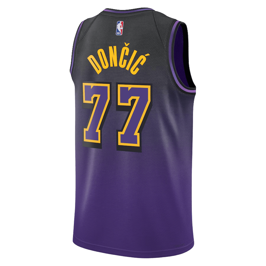 Luka Dončić 77 Los Angeles Lakers Purple City Edition Jersey - Elite Zone Sports