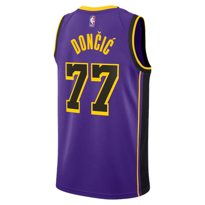 Luka Dončić 77 Los Angeles Lakers Purple Statement Jersey - Elite Zone Sports