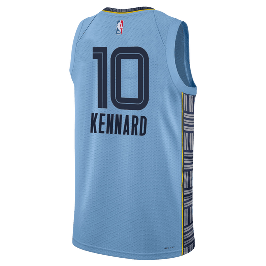Luke Kennard 10 Memphis Grizzlies Light Blue Statement Jersey - Elite Zone Sports