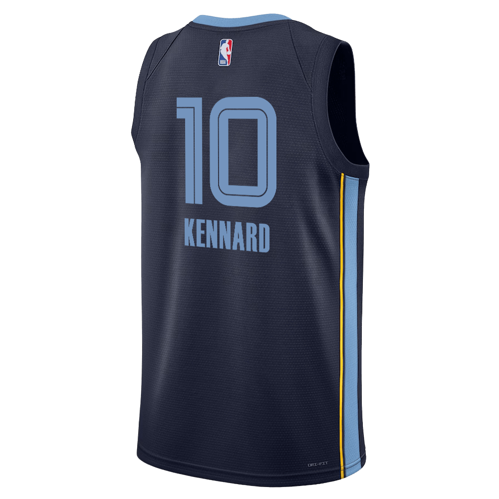 Luke Kennard 10 Memphis Grizzlies Navy Icon Jersey - Elite Zone Sports