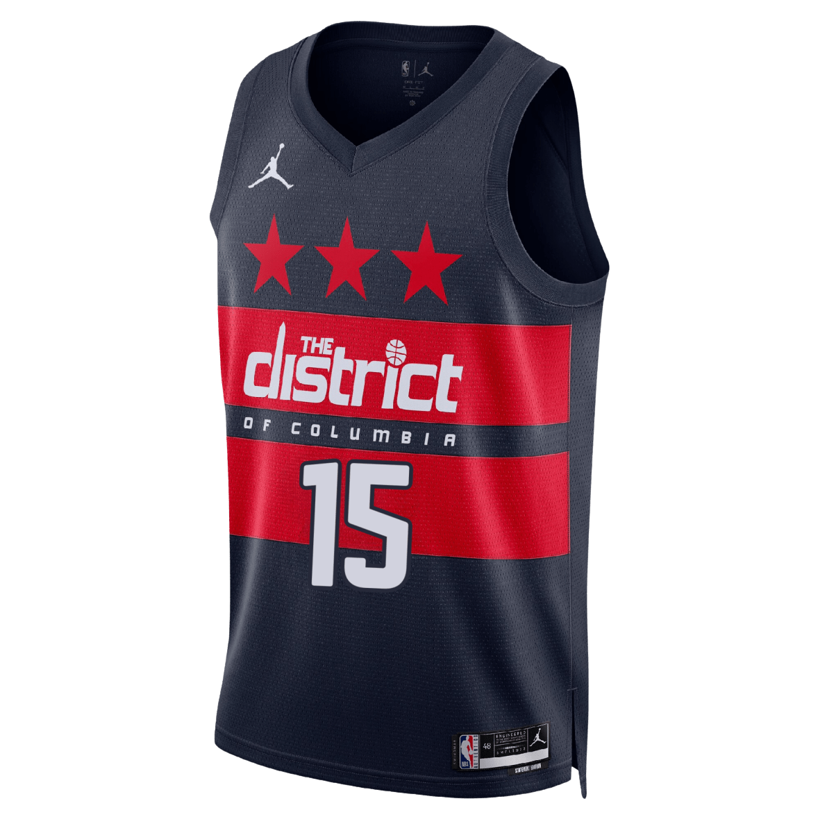 Malcolm Brogdon 15 Washington Wizards Blue Statement Jersey - Elite Zone Sports