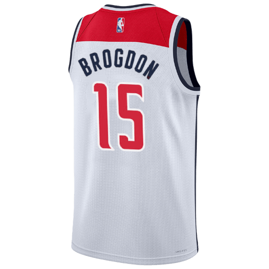 Malcolm Brogdon 15 Washington Wizards White Association Jersey - Elite Zone Sports