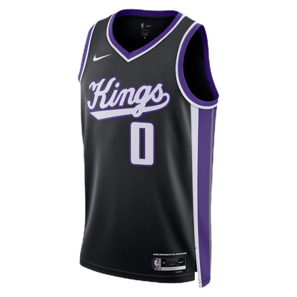 Malik Monk 0 Sacramento Kings Black Icon Jersey - Elite Zone Sports