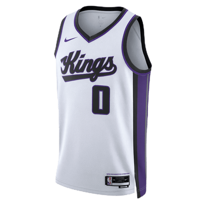 Malik Monk 0 Sacramento Kings White Association Jersey - Elite Zone Sports