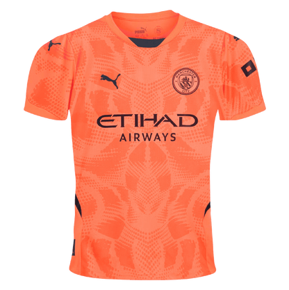 Manchester City 24/25 Away II Goalkeeper Personalized Soccer Jersey - Elite Zone Sports