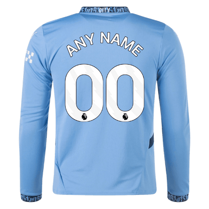 Manchester City 24/25 Home Long Sleeve Soccer Jersey - Elite Zone Sports