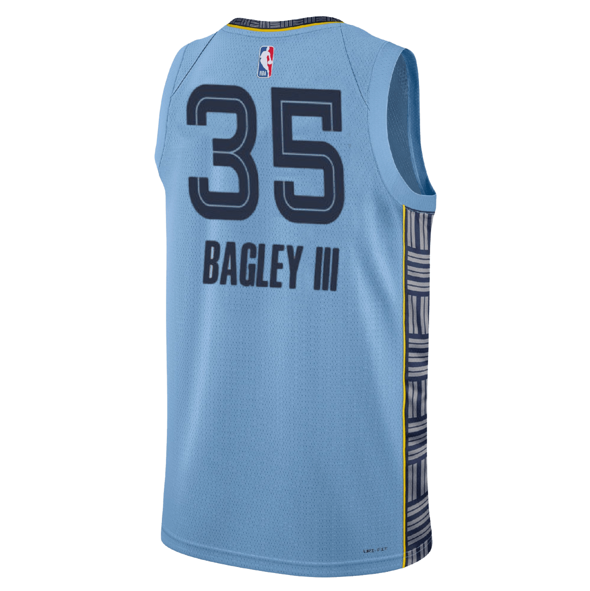 Marvin Bagley III 35 Memphis Grizzlies Light Blue Statement Jersey - Elite Zone Sports