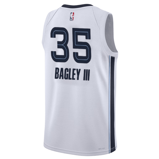 Marvin Bagley III 35 Memphis Grizzlies White Association Jersey - Elite Zone Sports