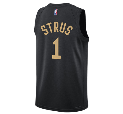 Max Strus 1 Cleveland Cavaliers Black Statement Jersey - Elite Zone Sports