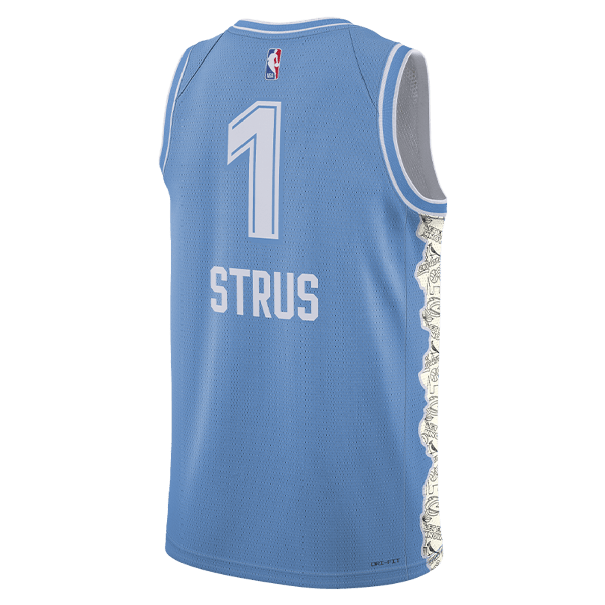 Max Strus 1 Cleveland Cavaliers Blue City Edition Jersey - Elite Zone Sports