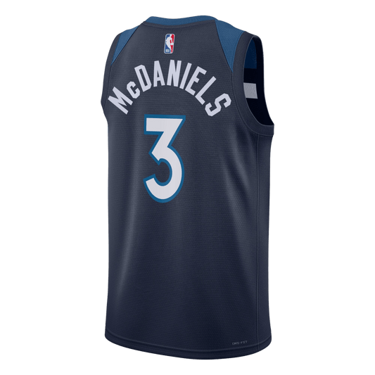 McDaniels 3 Minnesota Timberwolves Navy Icon Jersey - Elite Zone Sports