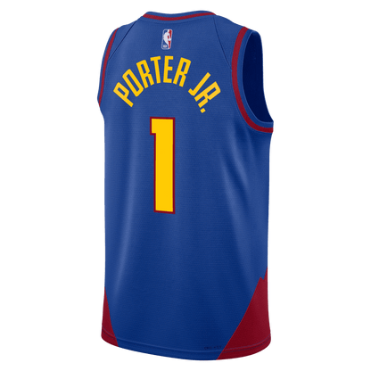 Michael Porter Jr. 1 Denver Nuggets Blue Statement Jersey - Elite Zone Sports