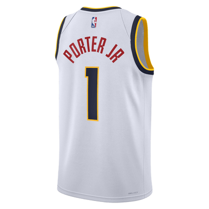 Michael Porter Jr. 1 Denver Nuggets White Association Jersey - Elite Zone Sports