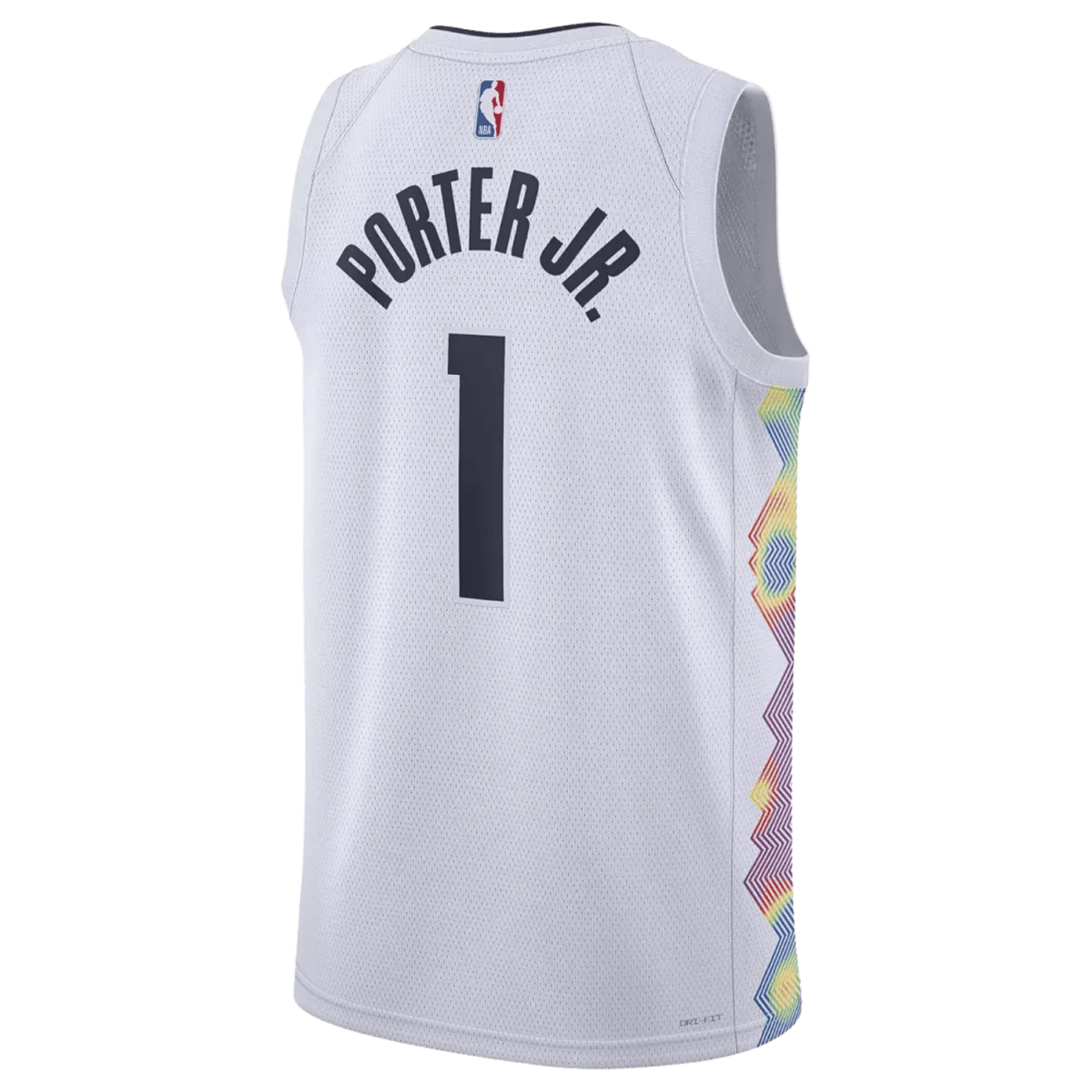 Michael Porter Jr. 1 Denver Nuggets White City Edition Jersey - Elite Zone Sports