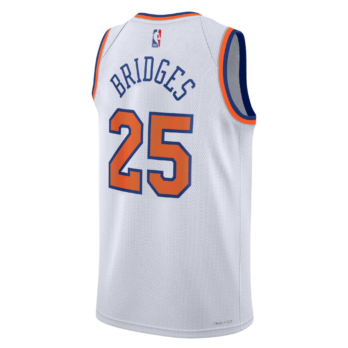 Mikal Bridges 25 New York Knicks White Association Jersey - Elite Zone Sports