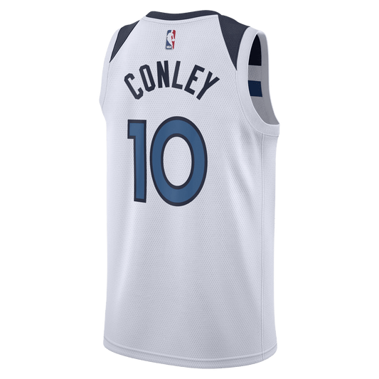 Mike Conley 10 Minnesota Timberwolves White Association Jersey - Elite Zone Sports