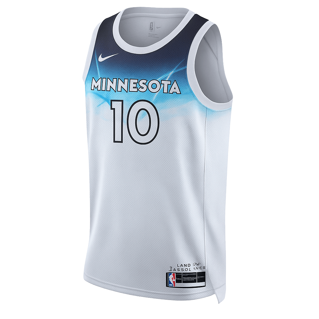 Mike Conley 10 Minnesota Timberwolves White City Edition Jersey - Elite Zone Sports