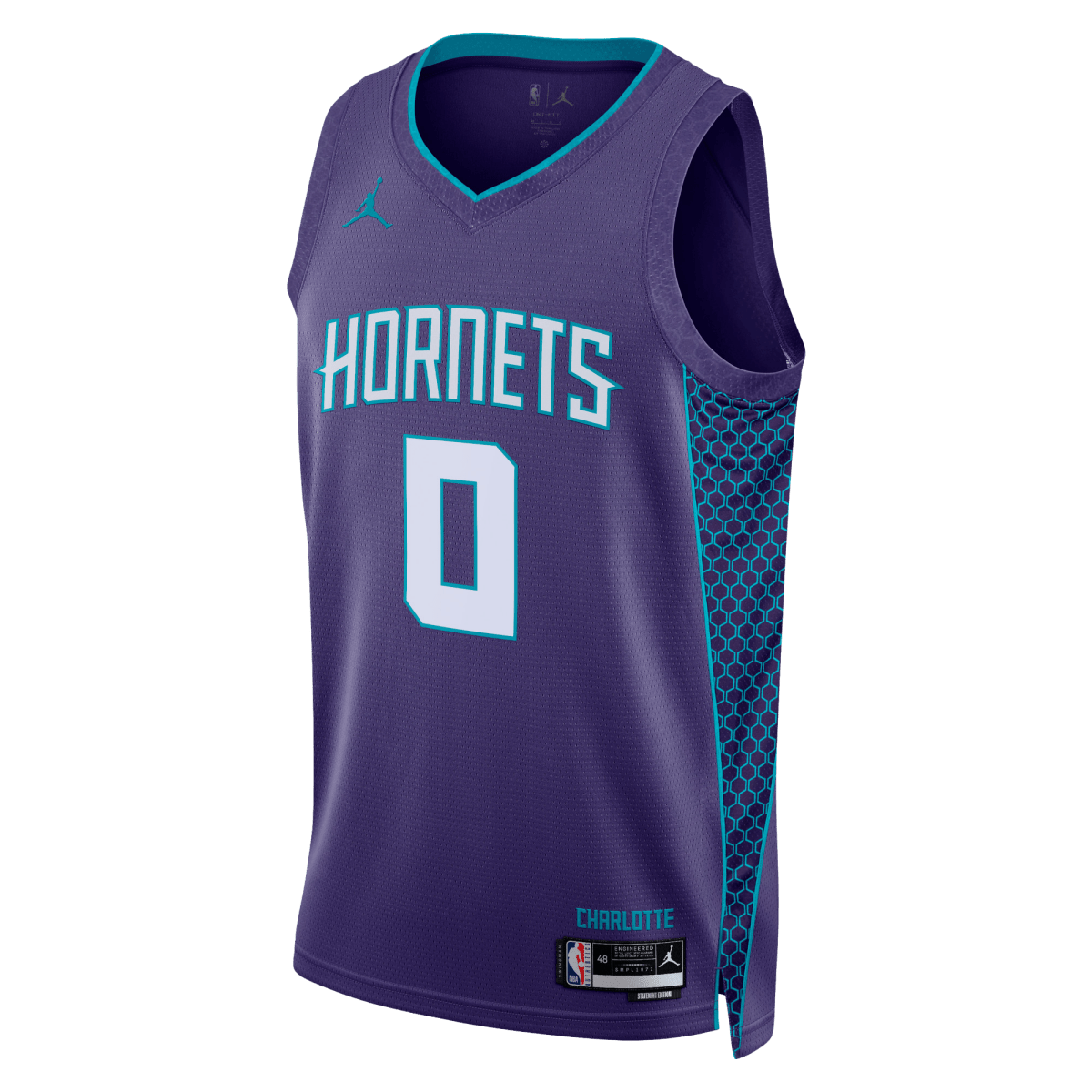 Miles Bridges 0 Charlotte Hornets Purple Statement Jersey - Elite Zone Sports