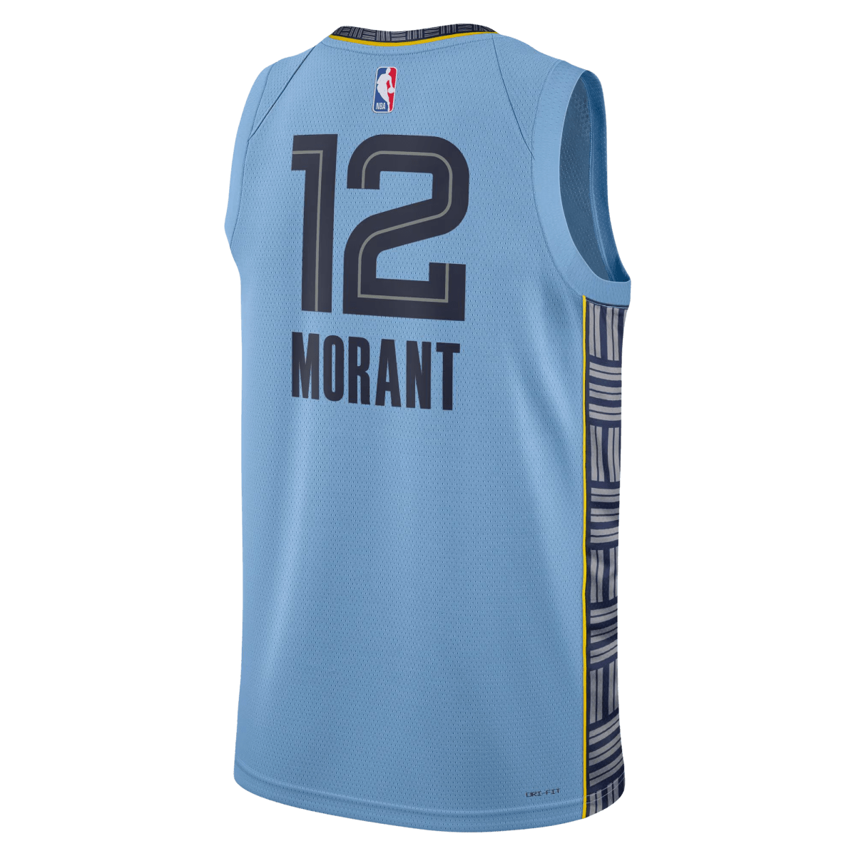 Morant 12 Memphis Grizzlies Light Blue Statement Jersey - Elite Zone Sports