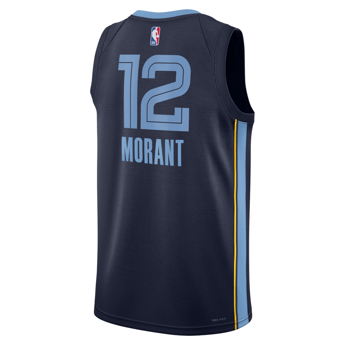 Morant 12 Memphis Grizzlies Navy Icon Jersey - Elite Zone Sports