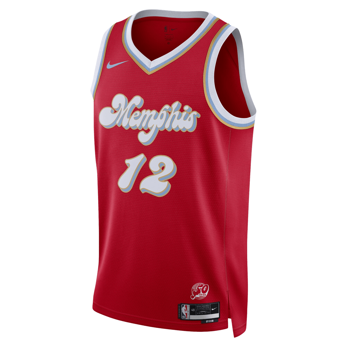 Morant 12 Memphis Grizzlies Red City Edition Jersey - Elite Zone Sports