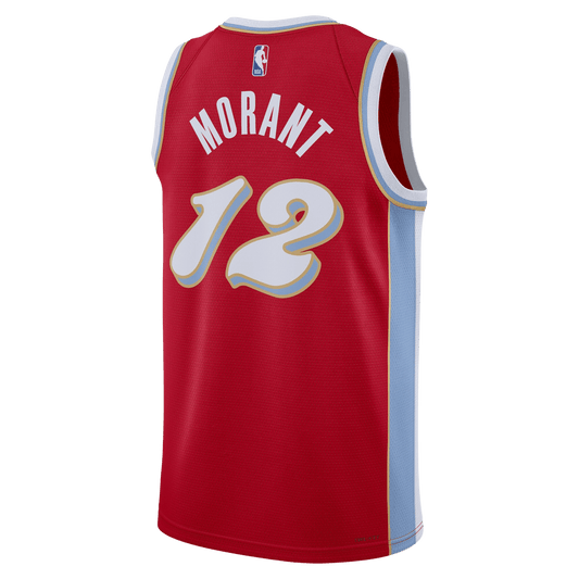 Morant 12 Memphis Grizzlies Red City Edition Jersey - Elite Zone Sports