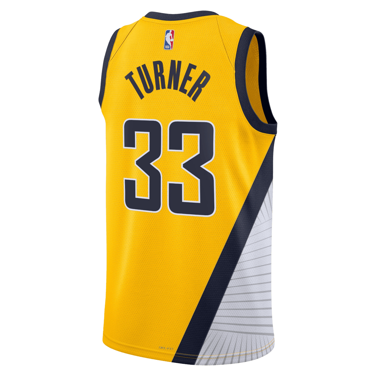 Myles Turner 33 Indiana Pacers Gold Statement Jersey - Elite Zone Sports