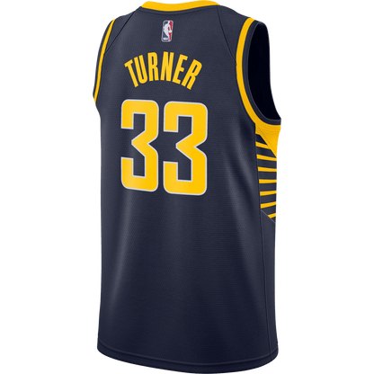 Myles Turner 33 Indiana Pacers Navy Icon Jersey - Elite Zone Sports