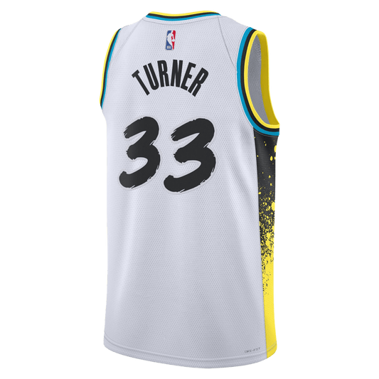 Myles Turner 33 Indiana Pacers White City Edition Jersey - Elite Zone Sports