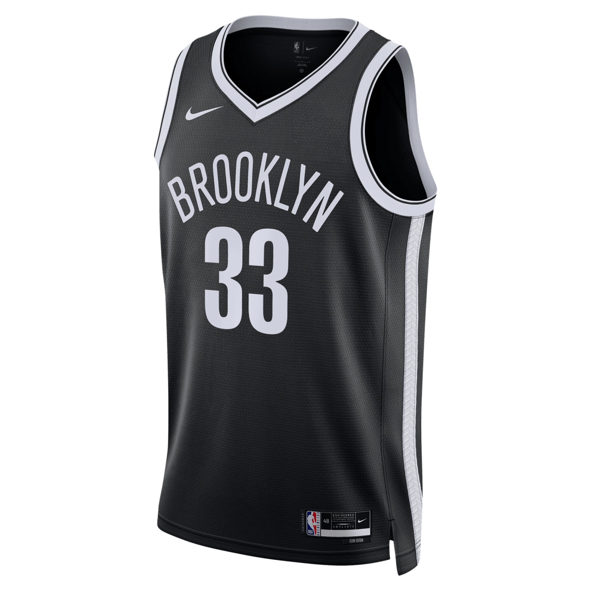 Nicolas Claxton 33 Brooklyn Nets Black Icon Jersey - Elite Zone Sports