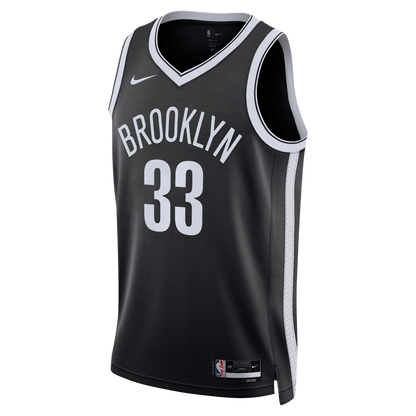 Nicolas Claxton 33 Brooklyn Nets Black Icon Jersey - Elite Zone Sports