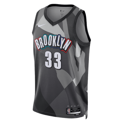 Nicolas Claxton 33 Brooklyn Nets Grey City Edition Jersey - Elite Zone Sports